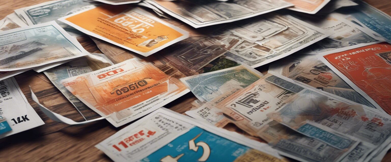 Image of assorted coupons for Amazon deals