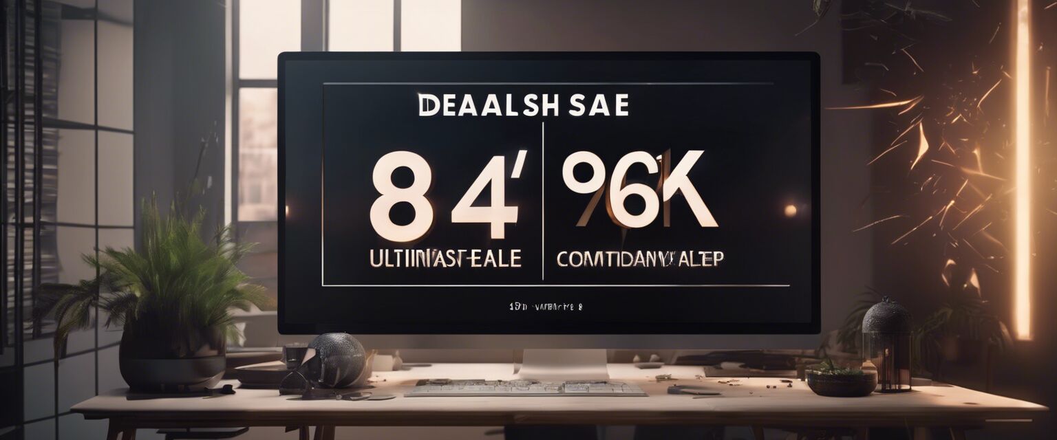 Countdown timer for flash sales