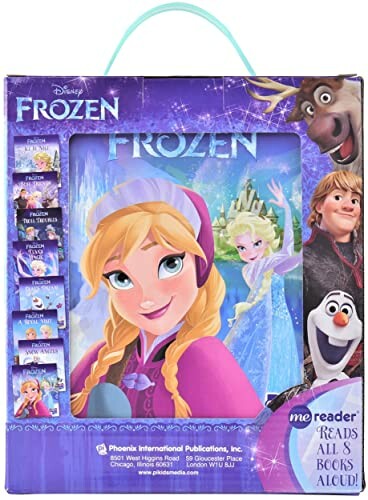 Frozen storybook collection box set with characters Anna, Elsa, Olaf, and Sven.