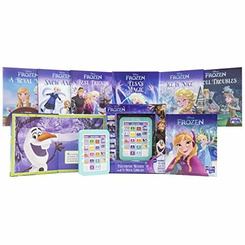 Frozen storybook set with electronic reader and eight books.