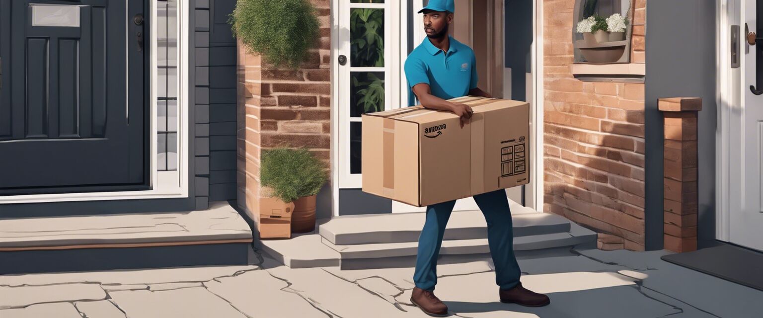Delivery of Amazon package